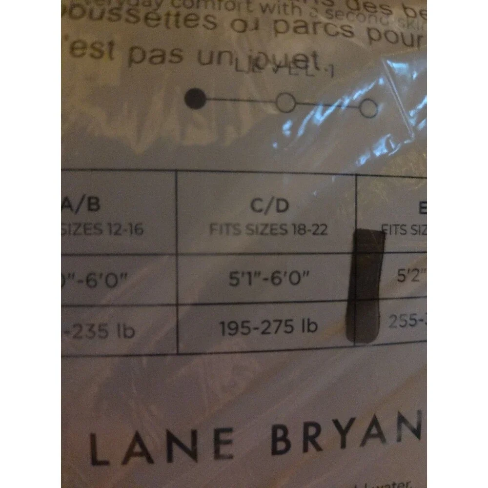 Lane Bryant Day Sheer City Beige Pantyhose Size C/D
